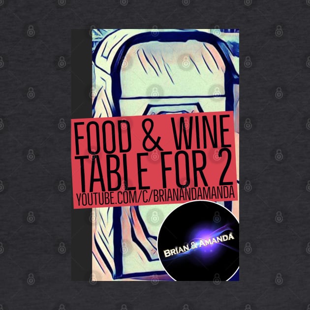 Food and Wine Table for 2 by BrianAmanda